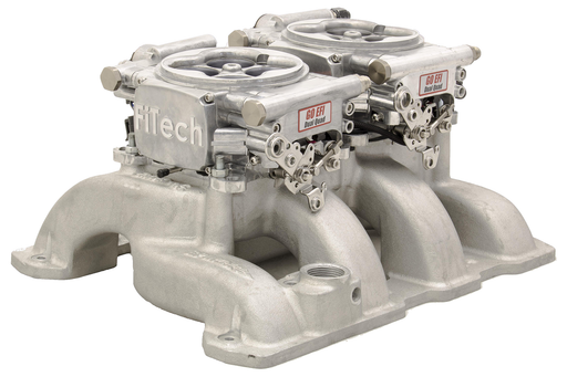 FiTech Go EFI 2x4 625 HP EFI System - Bright Aluminum Finish - 30061