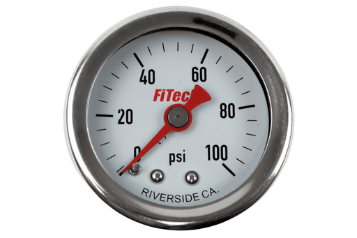 80117 - 0-100 Oil Filled Pressure Gauge - FiTech