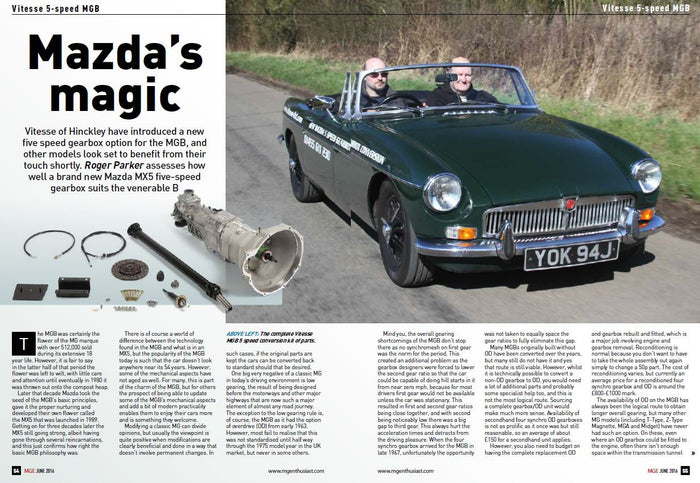 MG Enthusiast Feature!