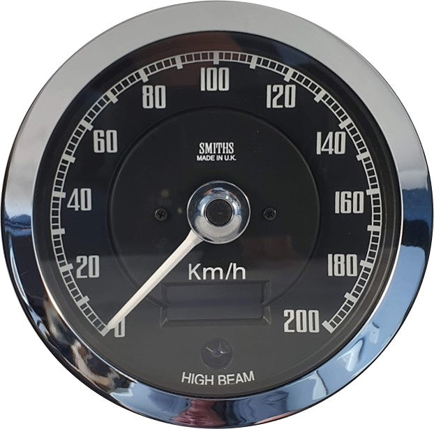 SMITHS ELECTRONIC SPEEDOMETER (100MM) 200KPH — Vitesse Global LTD