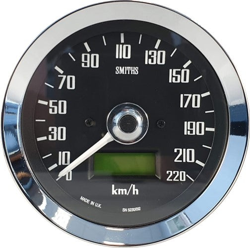 SMITHS ELECTRONIC SPEEDOMETER (80MM) 220KPH — Vitesse Global LTD