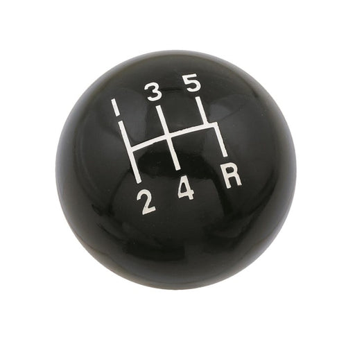 Black 5 Speed Gear Knob with White Text ZSS82