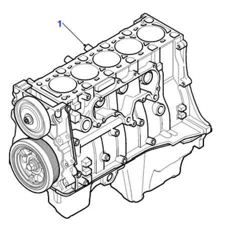 TD5 HYBRID ENGINE FOR LAND ROVER DEFENDER AND DISCOVERY 2- LBB111680 ...